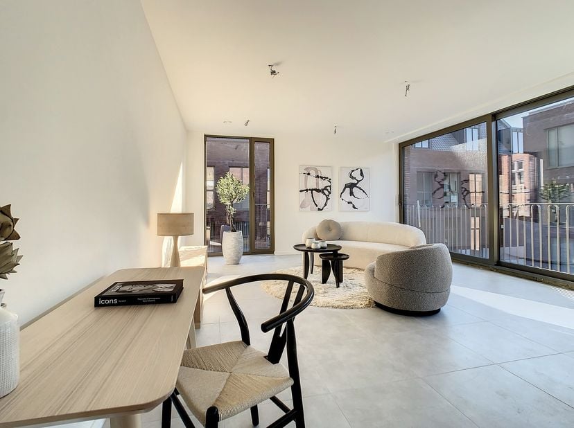 Dit hedendaags nieuwbouwappartement vind je terug aan de gezellige Groenplaats in Oud-Rekem, Lanaken.&amp;nbsp;Het appartement maakt deel uit van het nieu