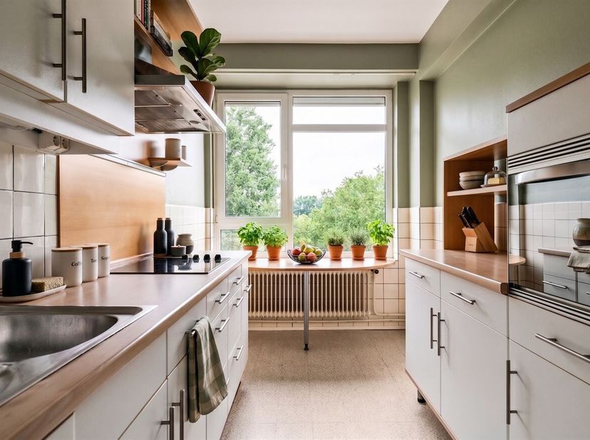Instapklaar en ruim appartement (110m²) met 2 slaapkamers, terras, kelder en autostaanplaats (Optioneel bij aan te kopen t.w.v. 17.500EUR) op toplocat
