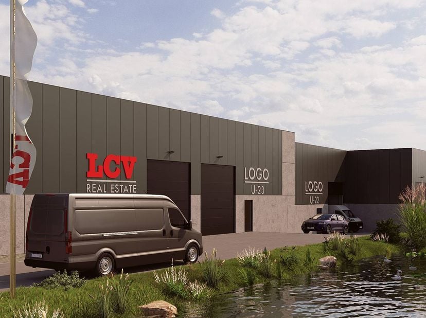 In Ophasselt, langs Brambroek 58, worden deze nieuwbouw KMO-units te koop aangeboden op een vlot bereikbare locatie nabij de N8 en op korte afstand va