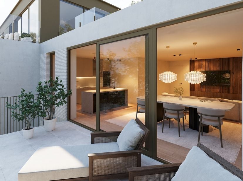 Nieuwbouw&amp;nbsp;3-slaapkamerappartementen in Lummen-centrum - terras tot 51m² - 6% BTW mogelijk!<br />
Ruimte voor het hele gezin.<br />
<br />
115m²,