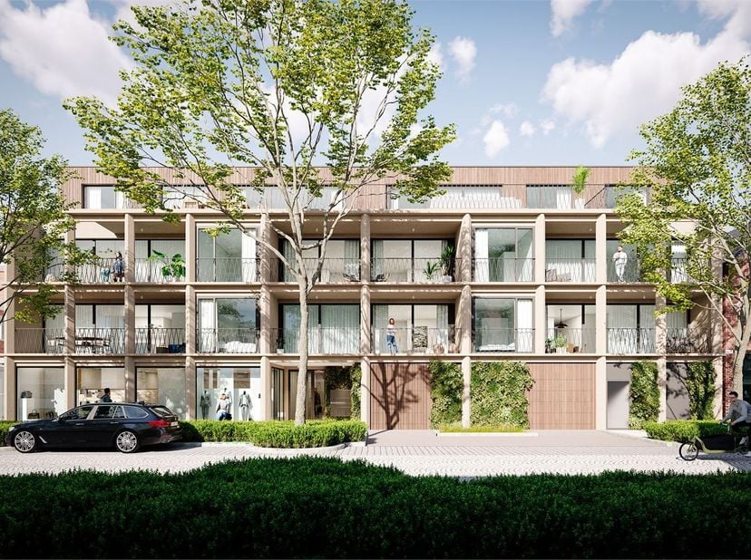 Residentie Leopoldslei bestaat uit 10 energiezuinige appartementen (E20-peil) en 1 commerciële ruimte op een toplocatie vlakbij centrum Brasschaat.Op
