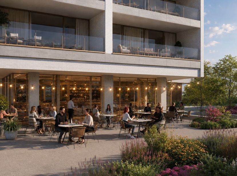 Nieuwbouw handelspand/horeca van circa 434 m² met mogelijkheid voor terras - LAATSTE UNITS!<br />
<br />
Deze ruime handelsruimte, unit G.0.1, maakt d