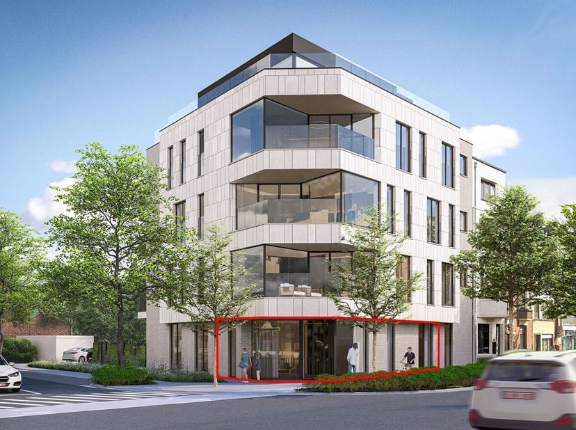 Prachtig nieuwbouw 1-slaapkamer appartement in hartje Brasschaat <br />
Ligging:<br />
Het appartement ligt op de Bredabaan in Brasschaat. Alle facult