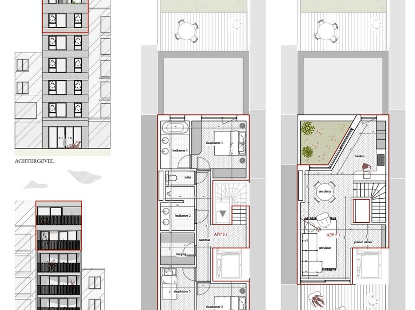 Le projet "SAINT MALO" concerne la réalisation d'une résidence multifamiliale dans le centre de Coxyde-bain, le long de la route royale et à proximité