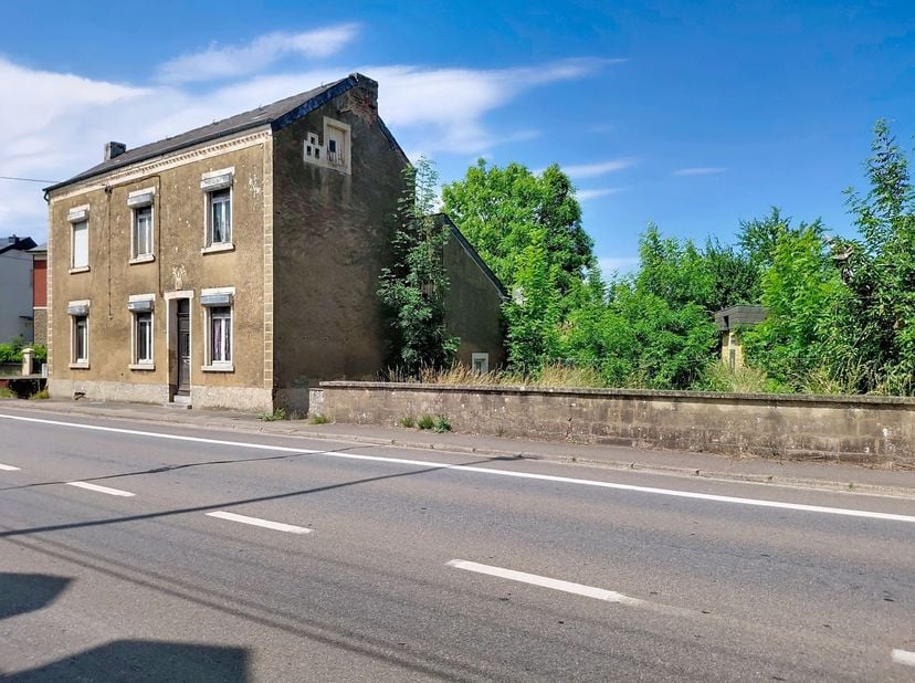 W Immobilière vous propose à Halanzy une maison dhabitation à rénover, implantée sur un terrain de 3 ares 60 centiares. Le bien se compose de caves au