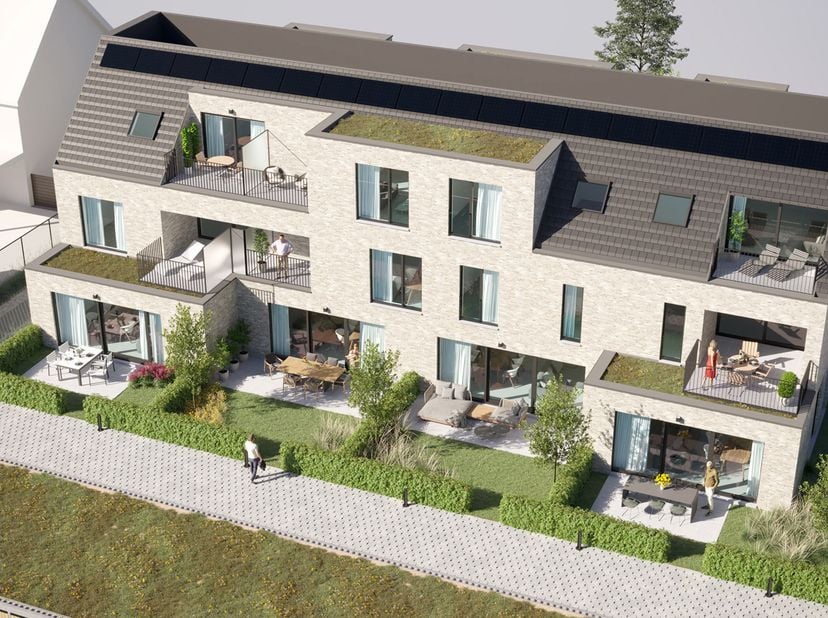 Dit knap nieuwbouwappartement (110m²) is gelegen op de tweede verdieping van nieuwbouwresidentie Moes Sjiek. Dit appartement omvat een ruime, lichtrij