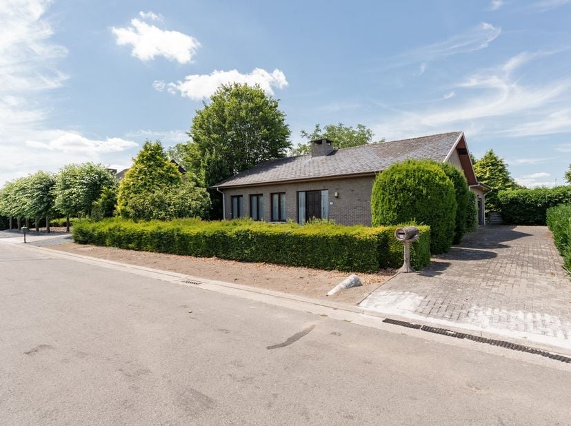 NIEUW TE KOOP in Hamont: Residentieel en rustig gelegen, verrassend ruime, gelijkvloerse / levensloopbestendige, te renoveren 3- slaapkamerwoning met
