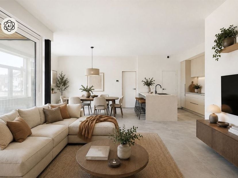 Bent u op zoek naar een ruim, energiezuinig gelijkvloers appartement in Sint-Baafs-Vijve, op wandelafstand van de Leie? Ontdek dit stijlvolle hoekappa