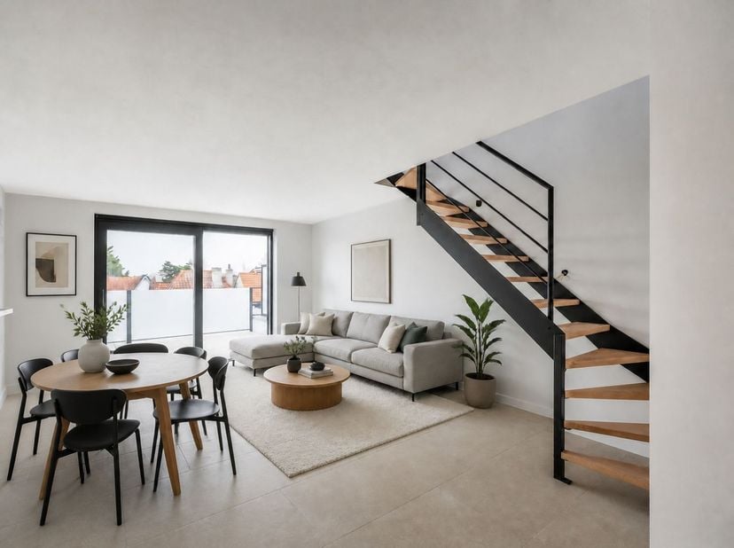 Residentie Cléo, Koksijde-Bad – Prachtig, volledig gerenoveerd duplex-appartement met 3 terrassen in hartje Koksijde.&amp;nbsp;<br />
<br />
Op zoek naar