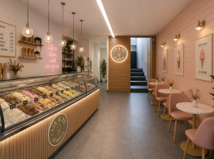 ous rêvez de votre propre glacier ou concept gourmand au centre de Grammont ? Cette propriété offre de nombreuses possibilités pour : glacier bar à de