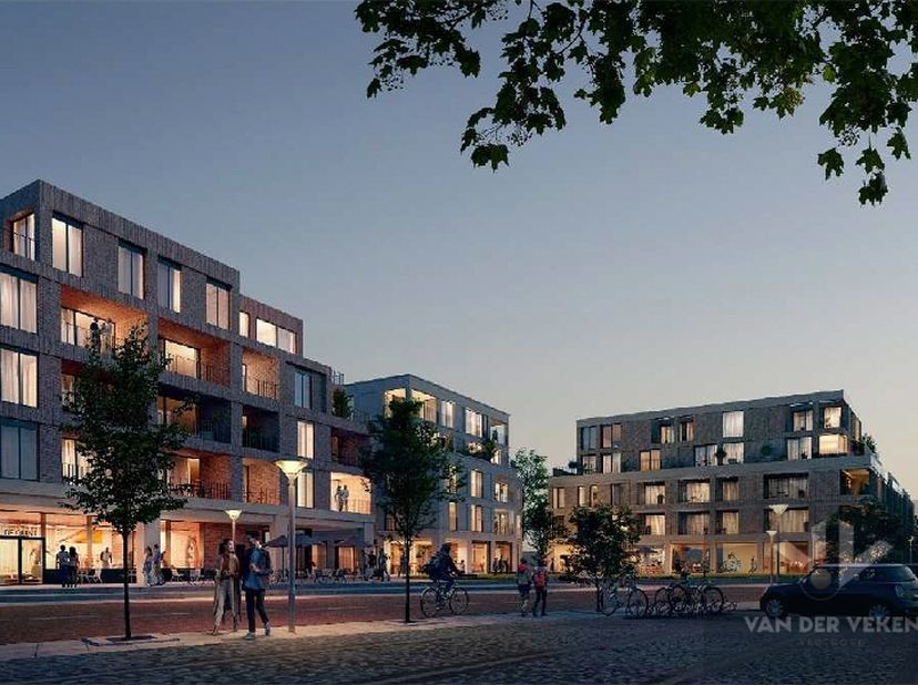 Casco en centraal gelegen nieuwbouw handelsgelijkvloers (160m²) met gezellig terras (130m²) op een TOPlocatie!<br />
<br />
Je eigen zaak in de vernie