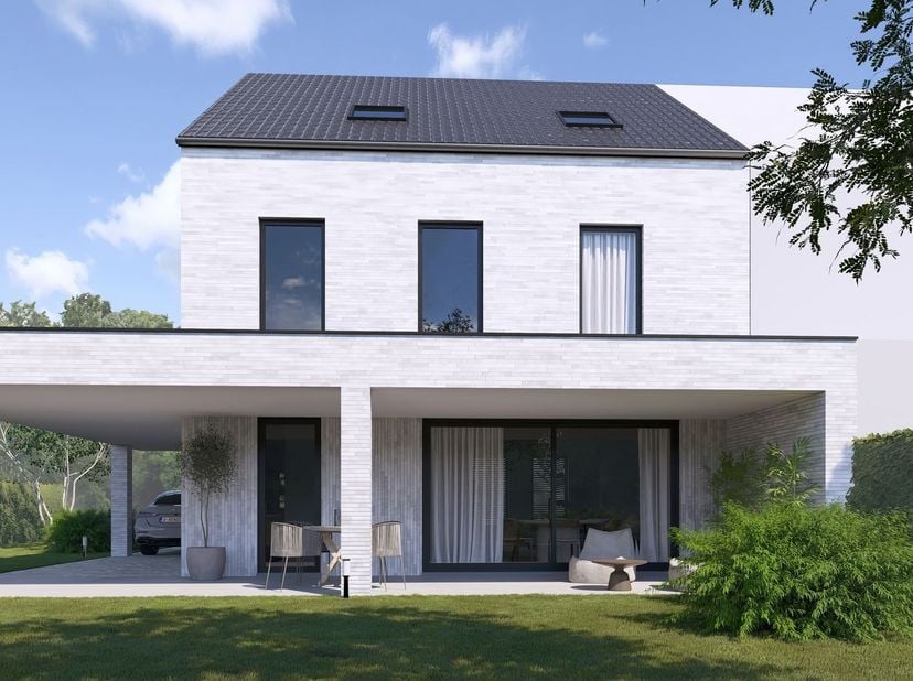 Nieuwbouwwoning te koop in Diepenbeek Steenakkerstraat<br />
In een rustige en aangename woonomgeving in Diepenbeek verrijst deze stijlvolle nieuwbou