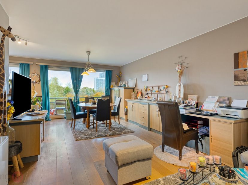 Appartement spacieux et lumineux avec deux terrasses et vue sur le Parc des Étangs à Anderlecht
