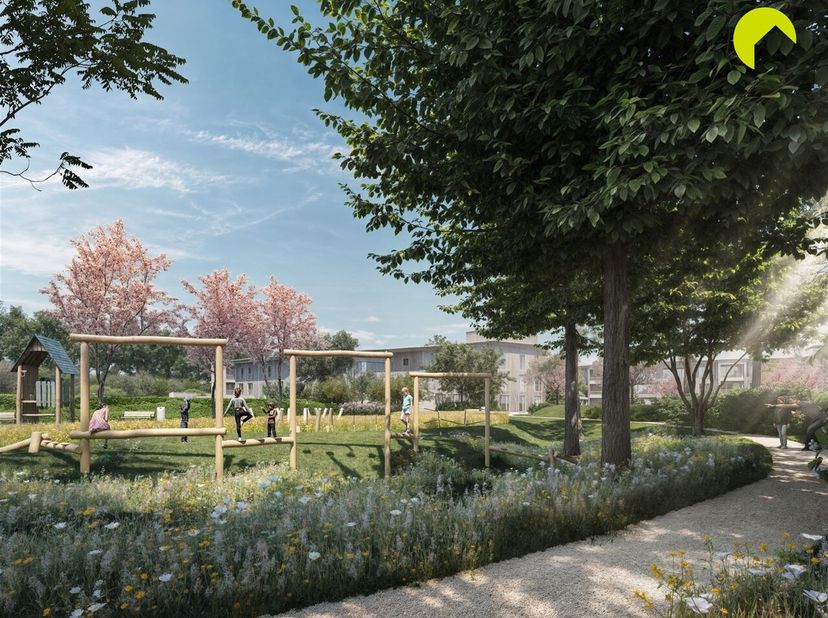 Au coeur de Mortsel-Dorp, sur le site de 'de werf' dans la Sint-Benedictusstraat, Benedicte vous accueille dans un cadre de vie verdoyant.<br />
Le si