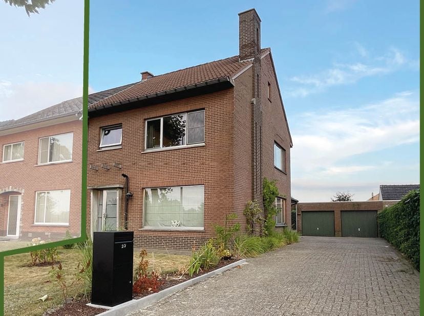 Halfopen woning met 3 slaapkamers, dubbele garage en tuin in hartje Diepenbeek.<br />
<br />
Centrale ligging, een eigen tuin, dubbele garage én volop