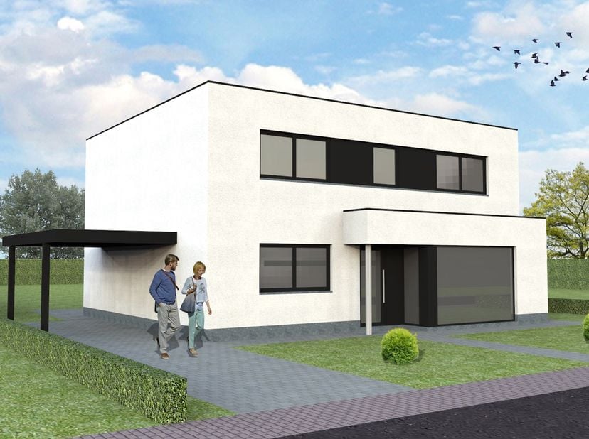 Nieuw te bouwen open bebouwing te Merelbeke-Melle<br />
Voorbeeldwoning: Indeling volledig naar keuze.<br />
<br />
Onze woningen worden gebouwd met k