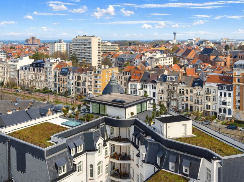 Goed gepresenteerd door Yanis Morsa: 0487 71 46 10 / yanis.morsa@victoire.be<br />
Victoire Junot stelt u dit uitzonderlijke duplex-penthouse van ±515