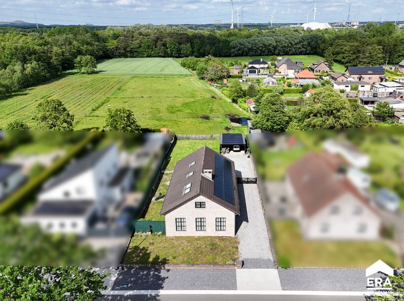 Exclusieve, energiezuinige villa met panoramisch uitzicht in Diepenbeek.Op een uitzonderlijk rustige en landelijke locatie te Diepenbeek bevindt zich