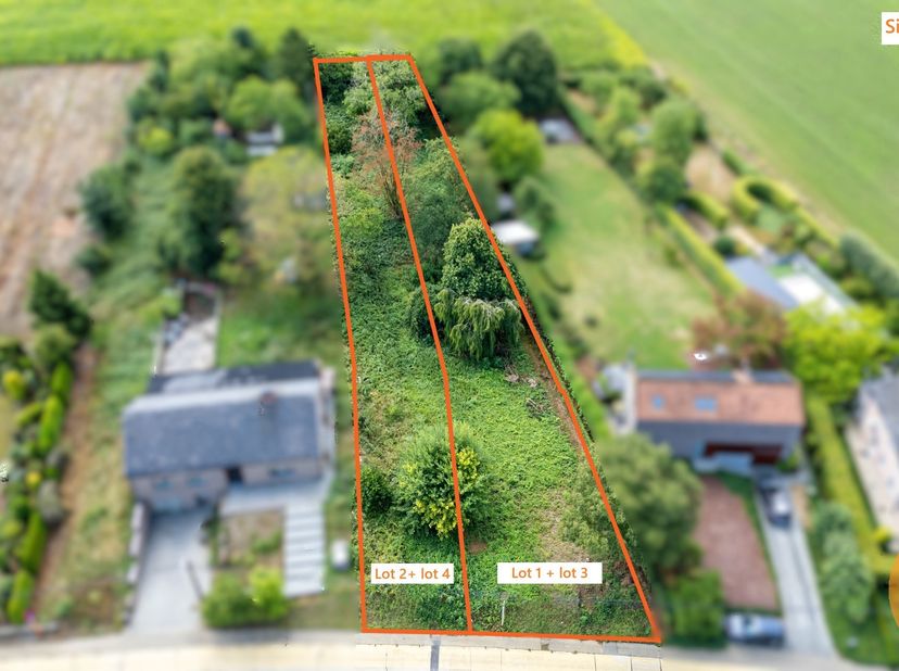 BEKKEVOORT - Zuidgerichte bouwgrond (7a40ca) in groene omgeving met open zicht. <br />
Deze bouwgrond van 7a40ca (Lot 1 + Lot 3) is gelegen in het lan