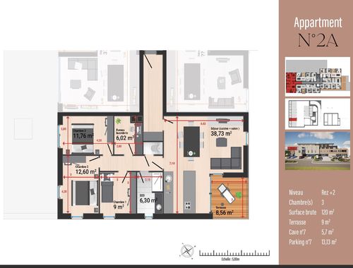                                         Appartement à vendre à Malmedy, € 435.000
