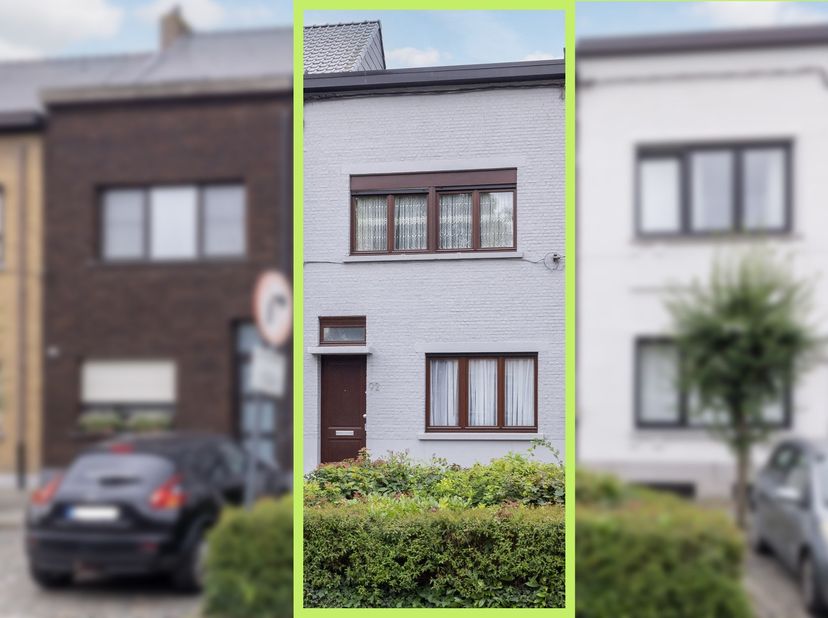 KIJKMOMENT OP 19/9 van 13 tot 15u.<br />
Stadswoning met 2 slaapkamers, zuidtuin en garage.<br />
Leuke gezinswoning op een toplocatie juist buiten he