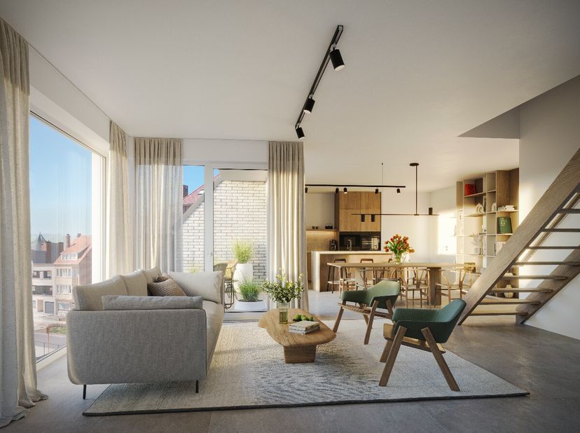 Koksijde: nieuwbouwappartement luxueus en energiezuinig nabij het centrum !Ontdek Residentie Helia, een exclusief en energiezuinig woonproject aan de