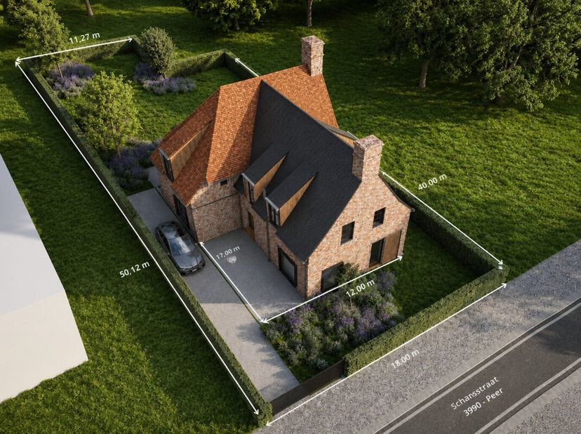 Deze zuidgerichte bouwgrond is gelegen in het rustige en groene Kleine-Brogel, een deelgemeente van Peer. De omgeving staat bekend om haar kindvriende