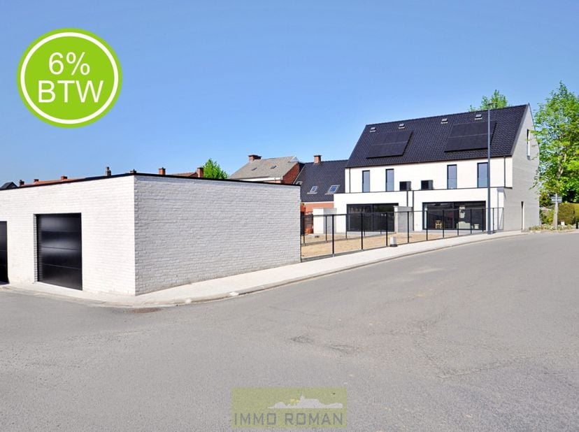 Deze gesloten nieuwbouwwoning is rustig gelegen in Otegem, een deelgemeente van Zwevegem, en geniet van een uitstekende bereikbaarheid. U bevindt zich