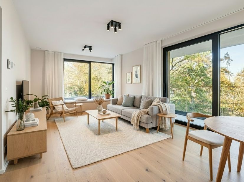 Instapklaar appartement met twee slaapkamers<br />
<br />
<br />
Dit volledig afgewerkte nieuwbouwappartement is tot in de puntjes instapklaar: de mur