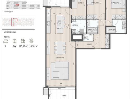                                         Appartement à vendre à Oostakker, € 499.900
