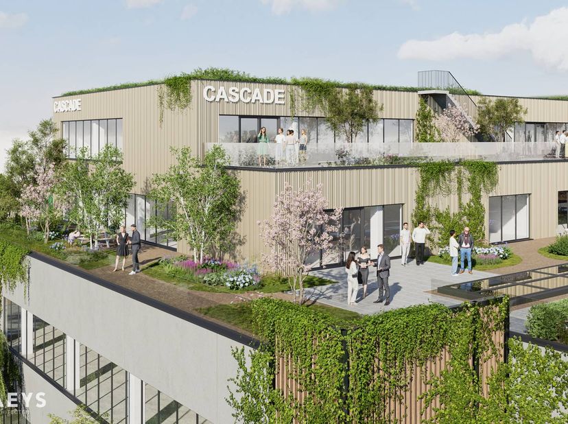 In project "Cascade" is een kantoor beschikbaar van ca. 280 m² op topligging in Roeselare.<br />
<br />
Het kantoor is uitbreidbaar tot ca. 627 of ca.
