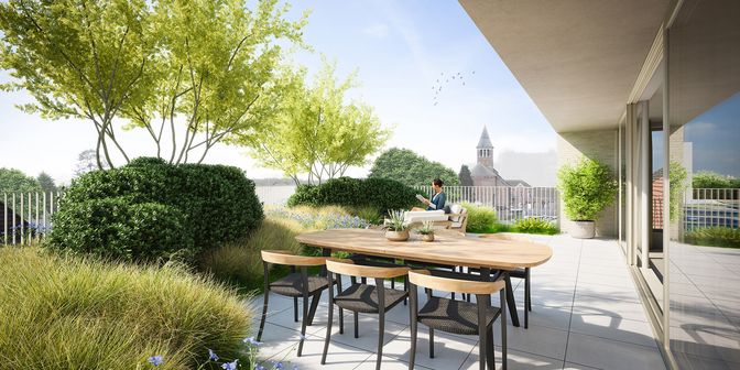 Appartement te koop in Dorpsstraat 60 bus 002, 9800 Astene