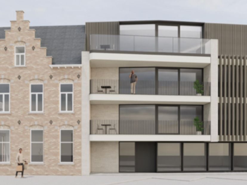 Voor meer informatie contacteer Eva via 0475 69 38 22 of eva@vicusvastgoed.be<br />
Deze functionele kantoorruimte van 102 m² bevindt zich op het geli