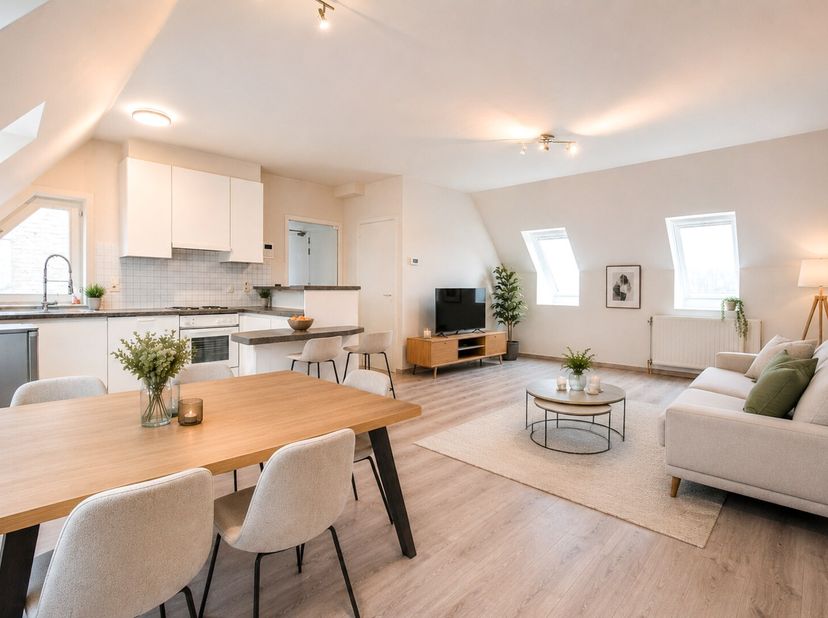 In het centrum van Veurne bevindt zich dit aangename instapklare dakappartement van 61 m², perfect voor wie comfortabel en centraal wil wonen. De vele