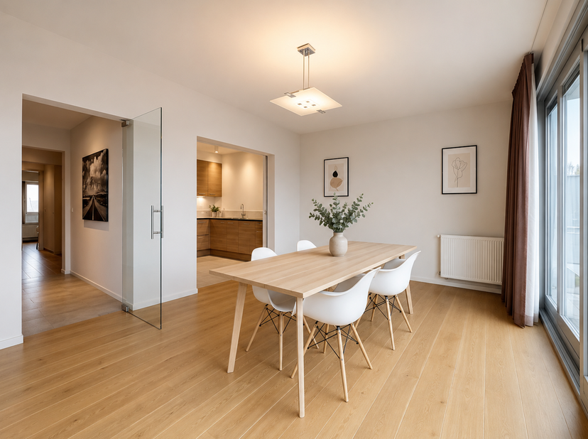 BEZOEK ENKEL AAN TE VRAGEN VIA IMMODAVINCI.BE<br />
Ligging: <br />
unieke kans om op de Kouter een ruim, standingvol en instapklaar appartement te hu