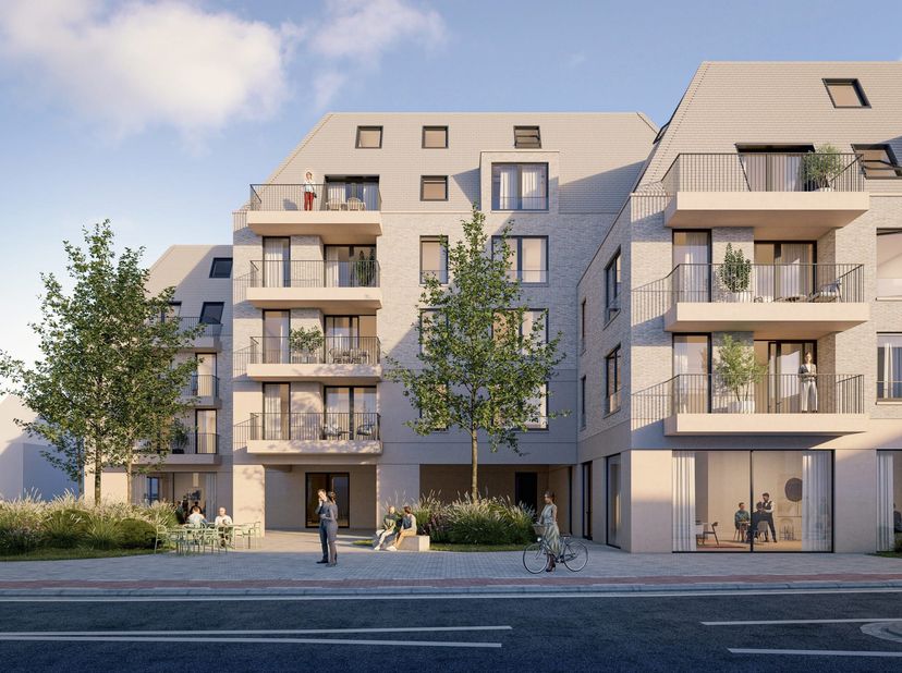 Maison West is een eigentijds woonproject in het hart van Westende. Het project omvat in totaliteit 47 units met in een eerste fase 19 appartementen d