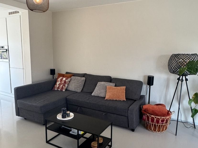Wortegem-Petegem: ruim en lichtrijk appartement te huur met 2 slaapkamers.Dit instapklare appartement op de eerste verdieping biedt een ruime en licht