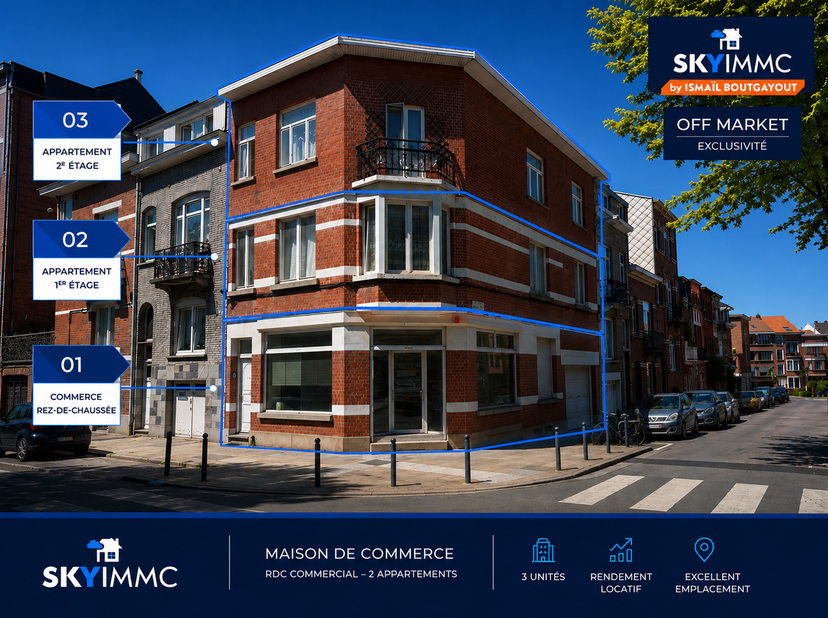 Maison à vendre à Rue Fernand Séverin 30,
                    1030 Schaerbeek
