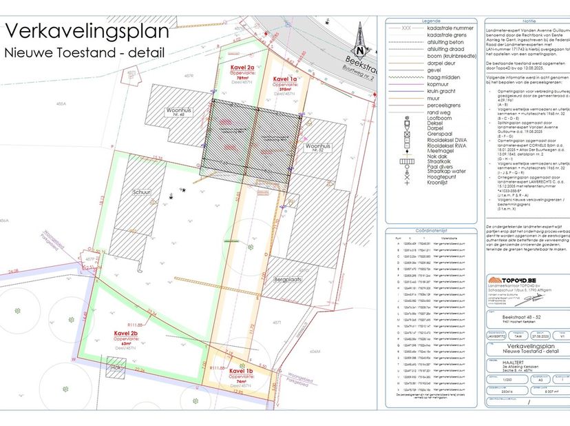 In de Beekstraat te Kerksken bevindt zich een mooi perceel bouwgrond voor een gesloten bebouwing. <br />
Met de eerste ca. 21 meter = breedte van 8m e