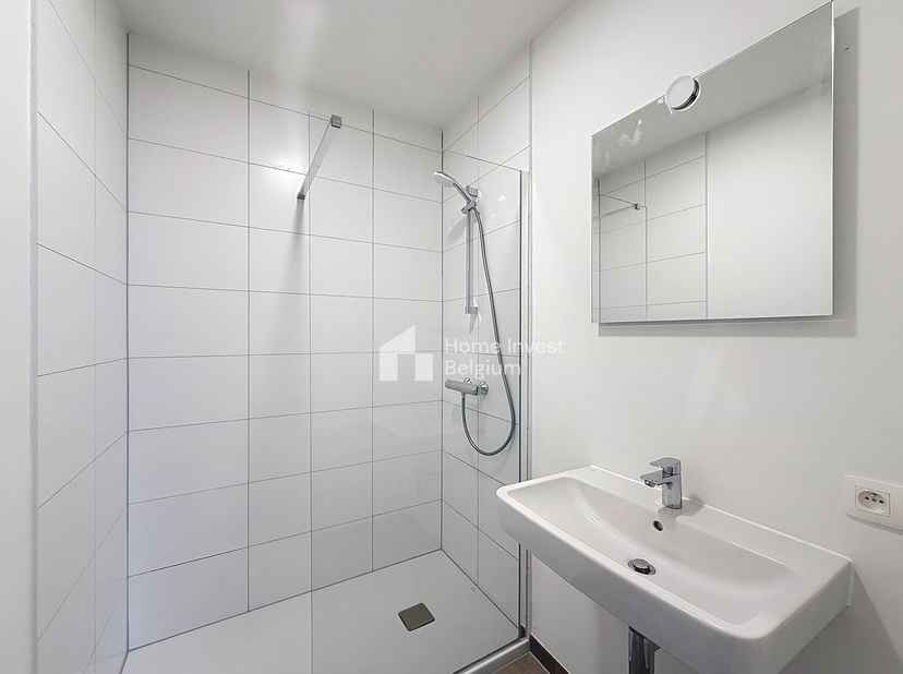 Magnifique appartement dans un immeuble de rénové. Il se compose comme suit : hall d'entrée, wc séparé, séjour, cuisine équipée, 1 chambre à coucher,
