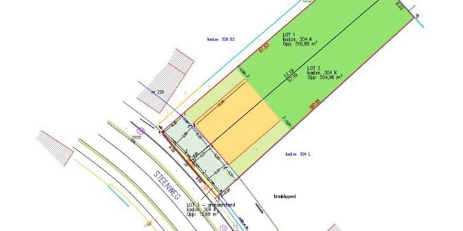 Grond te koop in Steenweg 230, 9473 Welle
