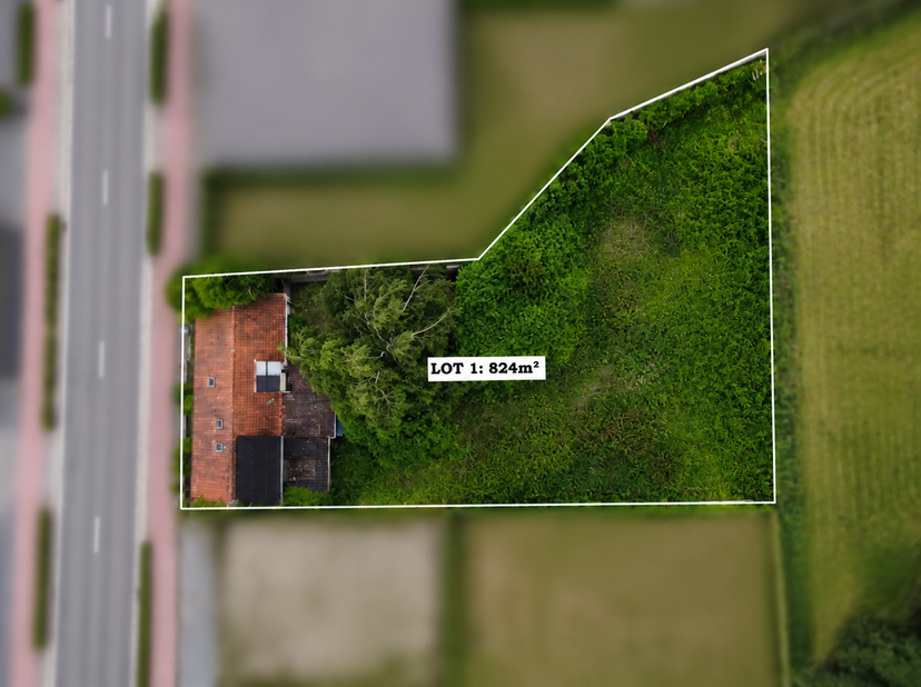 Bouwgrond voor open bebouwing op ca. 824m².<br />
Ligging: Gelegen nabij het centrum van klein Vorst (Laakdal). Goede verbinding naar omliggende gemee
