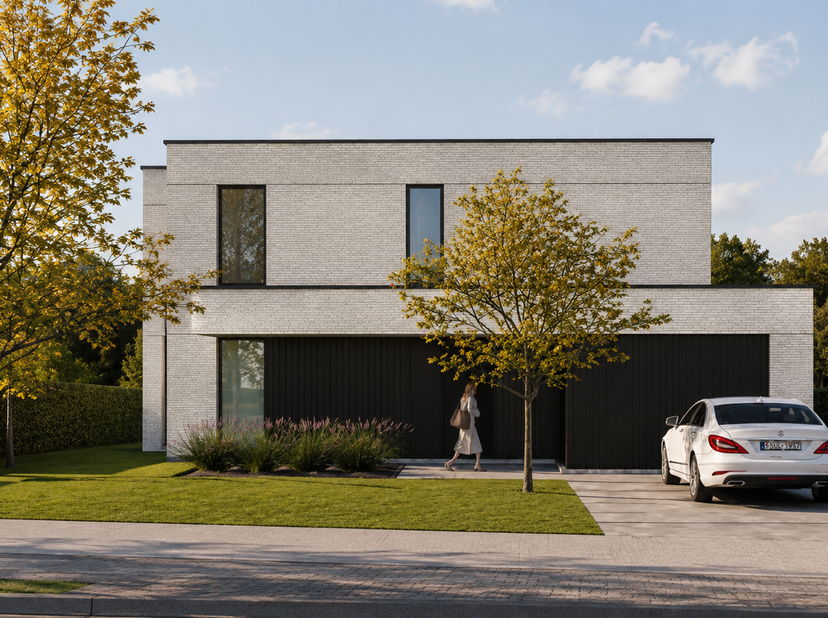 In een rustige en groene omgeving in Veltem wordt deze moderne nieuwbouwwoning gerealiseerd. De ligging combineert de rust van een residentiële omgevi