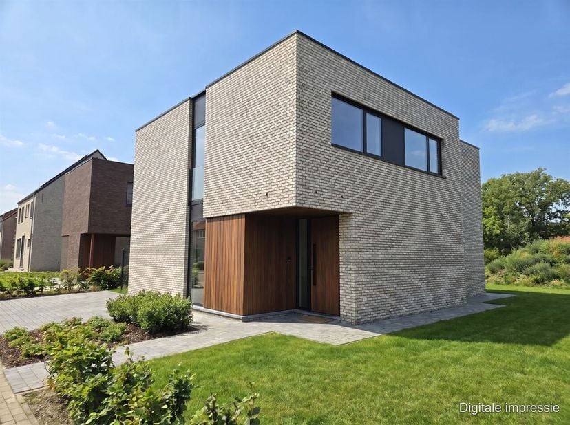 Vrijstaande nieuwbouw woning gelegen in een landelijke omgeving te Rillaar. Gelegen in een zeer rustig straatje met nauwelijks doorgaand verkeer, op e