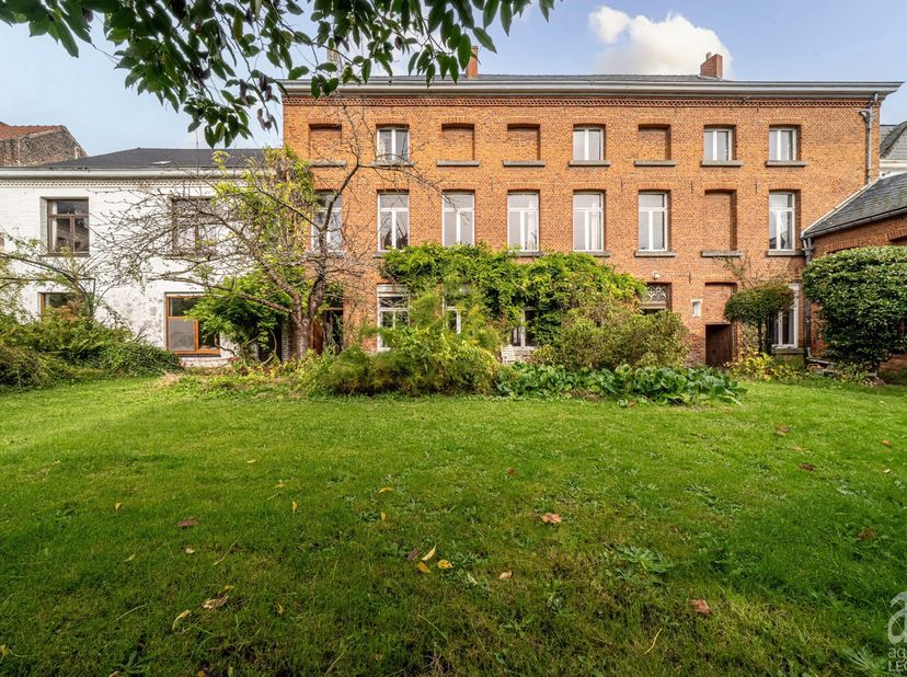 En plein coeur de la ville à la campagne, propriété d'exception proposant de multiples possibilités.<br />
Maison de Maître composée comme suit:<br />