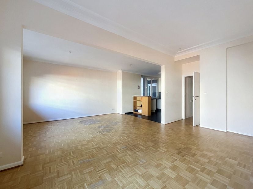 Toison d'Or/Stéphanie - Lumineux appartement de 133m² rénové offrant un vaste séjour salle à manger donnant sur terrasse à l'arrière, cuisine américai
