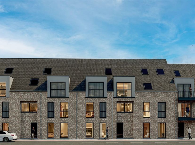 Appartement duplex neuf de 115 m² au 2ème et 3ème étage avec 2 chambres.<br />
Hall d'entrée commun.<br />
L'appartement lui-même :<br />
2ème étage :