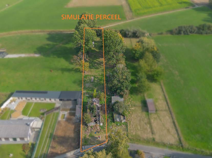 ASPELARE - Bouwgrond voor halfopen bebouwing <br />
Dit perceel bevindt zich in een zeer rustige, doodlopende straat op een mooie en aangename woonloc