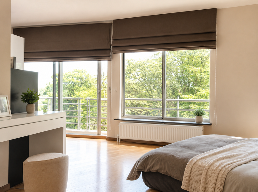 Centraal gelegen duplexappartement aan de Parklaan in Aalst, met privatieve garage, kelderberging en twee balkons met zicht richting het stadspark.<br