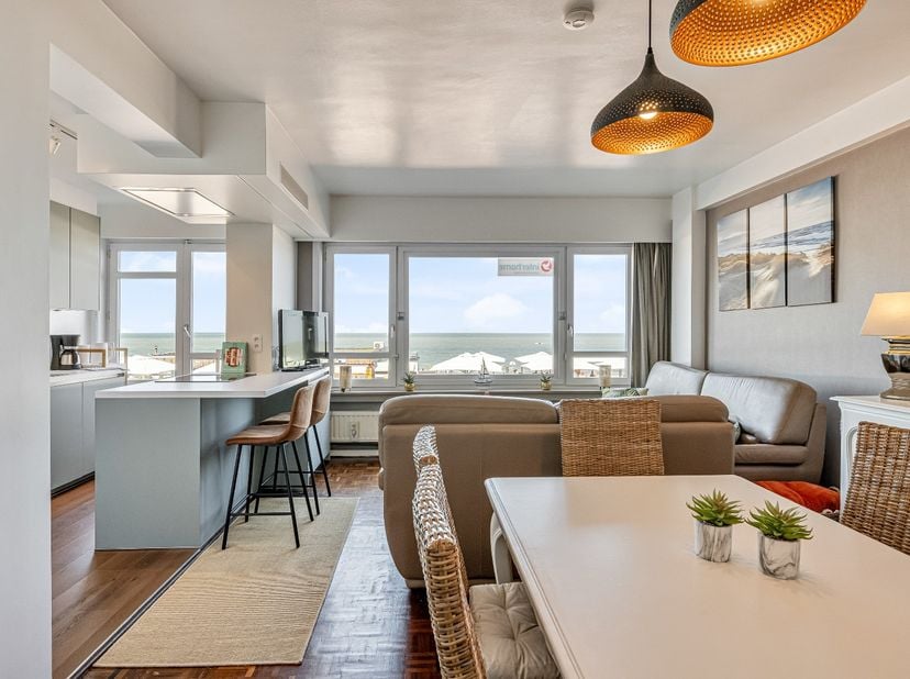 Wonen met een adembenemend uitzicht op zee? In de stijlvolle residentie  "SCARPHOUT", gelegen op de iconische Zeedijk tussen het Casino en de Pier, vi